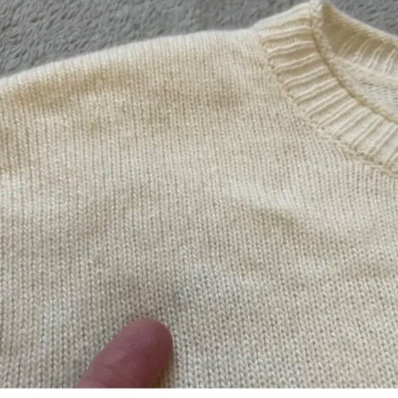 Jenni Kayne Everyday Sweater Wool Cashmere Blend Size S Quiet Luxury Old Money - Picture 5 of 9